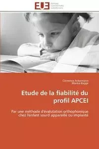 Etude de la fiabilité du profil apcei - Collectif