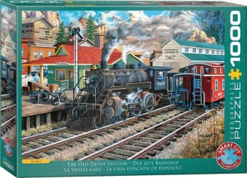 Puzzle 1000 The Old Depot Station by Ken Zylla 6000-5876 - Eurographics