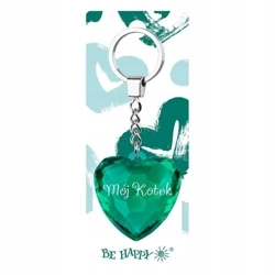Brelok serce Mój kotek - Be-Happy Gifts
