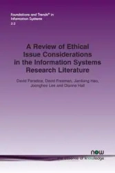 A Review of Ethical Issue Considerations in the Information Systems Research Literature - David Paradice