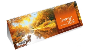 Terminarz 2026 ze spiralką Impresje - praca zbiorowa
