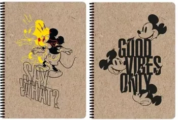 Kołozeszyt A4/80K kratka Mickey Mouse Kraft (5szt) - Beniamin