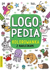 Kolorowanka logopedyczna z naklejkami 4 - praca zbiorowa