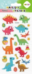 Naklejki 3D Fancy Dino Friends 90x210 HAPPY COLOR - GDD