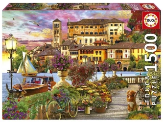 Puzzle 1500 Włoska promenada - Educa