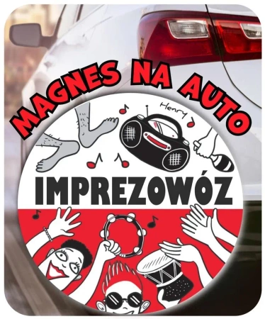 Magnes na auto IMPREZOWÓZ - Henry