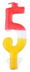 Świeczka 5 kolorowa - Arpex