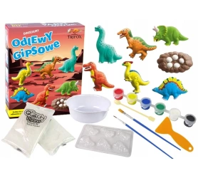 Dinozaury zestaw do odlewania z gipsu - Trifox