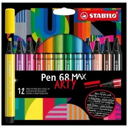 Flamaster Pen 68 Max Arty 12szt - Stabilo