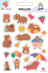 Naklejki dla dzieci Kapibara wakacyjna - All4Kids