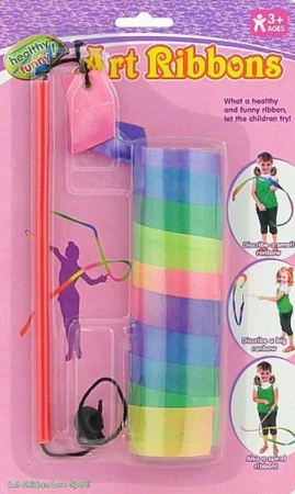 Tęczowa wstążka gimnastyczna - ADAR