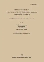 Kristallisation der Hochpolymeren - Jenckel Ernst