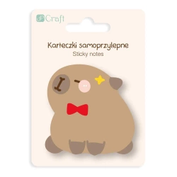 Karteczki samoprzylepne Kapibara Muszka 6,2x6cm - Dalprint