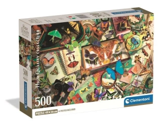 Puzzle 500 The Butterfly Collector - Clementoni