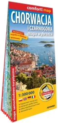 Comfort! map Chorwacja i Czarnogóra 1:300 000 - Opracowanie zbiorowe