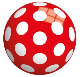 John Piłka perłowa Kropki 23 cm - Simba
