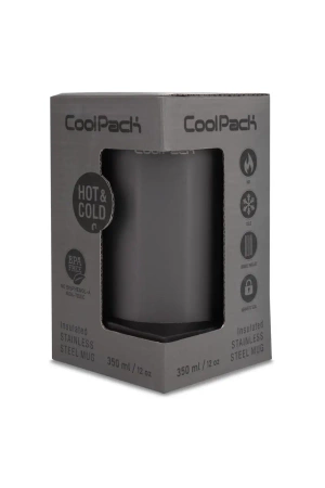 Kubek termiczny 350ml Coolpack Coffee Mug Tom Dark Grey - PATIO