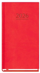 Terminarz 2026 kieszonkowy czerwony - Michalczyk i Prokop
