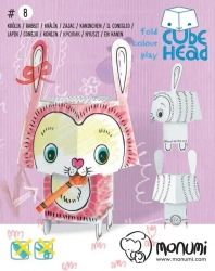 Cube head. Królik. Złóż i pokoloruj - praca zbiorowa