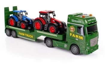 Tir laweta z traktorami ze światłem i dźwiękiem - Lena