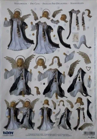 Arkusz do techniki 3D sztancowany 29,7x21cm - Galeria Hobby