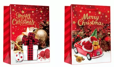 Torebka prezentowa XXL BN szerokie dno mix - Ju-Piter