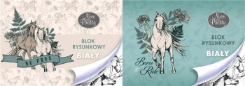 Blok rysunkowy A4/20K biały Nice&Pretty - Beniamin