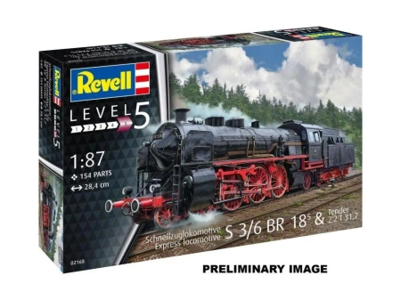 Model Set Express Loco S3/6 BR 18(5) with Tender - Revell
