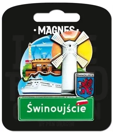 Magnes I love Poland Świnoujście ILP-MAG-C-SWI-34 - Pan Dragon