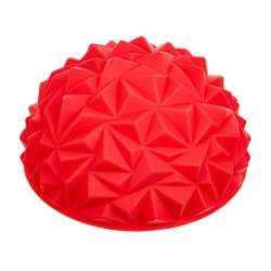 Półkula sensoryczna do masażu diament 16 cm czerwona - TULLO