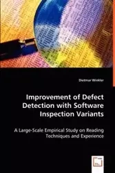 Improvement of Defect Detection with Software Inspection Variants - Winkler Dietmar