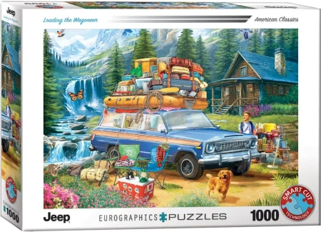 Puzzle 1000 Jeep Loading the Wagoneer by 6000-5867 - Eurographics