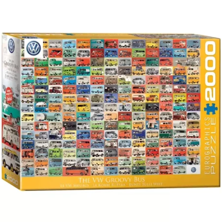 Puzzle 2000 The VW Groovy Bus 8220-0783 - Eurographics