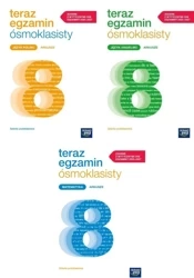 Teraz egzamin ósmoklasisty polski + angielski+ Matematyka Arkusze PAKIET - Opracowanie zbiorowe