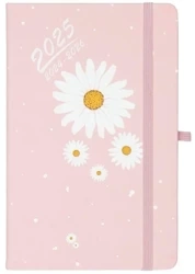 Kalendarz 2024/2026 A5 18M tyg. Hip Hop stokrotka - Elefant