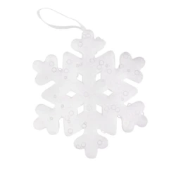 Śnieżynka lśniąca 15 cm - Arpex