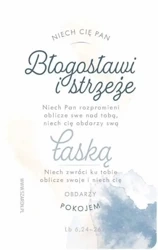 Magnes na lodówkę - Błogosławieństwo akwarela - Szaron
