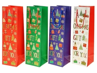 Torebka prezentowa na butelkę MIX - ADAR