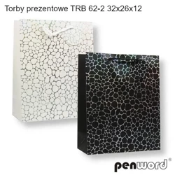 Torebka prezentowa 32x26x12cm MIX - Penword