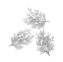 Gałązki srebrne 9cm 3szt - Dalprint