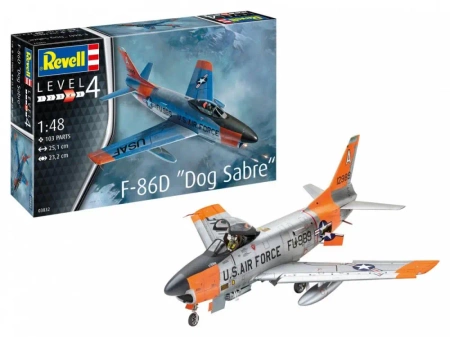 Model plastikowy samolot F-86D Dog Sabre 1/48 - Revell