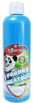 Farba plakatowa niebieska 500ml - InSpiria