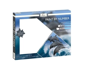 Malowanie po numerach - Dolphin 30x40cm - Icom