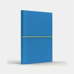 Notatnik B6 Fun S linia niebieski/cytrynowy - Like U