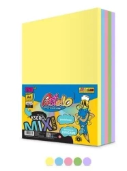 Papier ksero A4 160g 5 kolorów 250 arkuszy pastel - Alfa Pastello