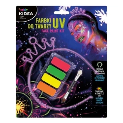 Farbki do twarzy UV z opaską KIDEA - DERFORM