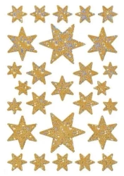 Naklejki gwiazdki złote - Herma