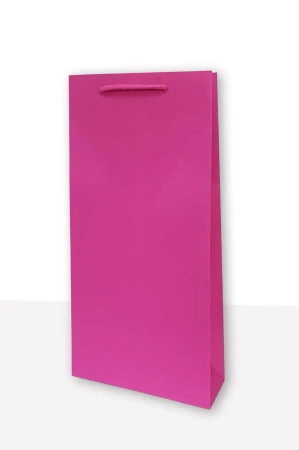 Torebki prezentowe jednobarwna koniak różowa 10 sztuk - MER PLUS