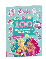Barbie. 100 brokatowych naklejek - praca zbiorowa