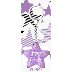 Brelok Gwiazdka Super Ciocia - Be-Happy Gifts
